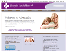 Tablet Screenshot of alexandrahospital.on.ca